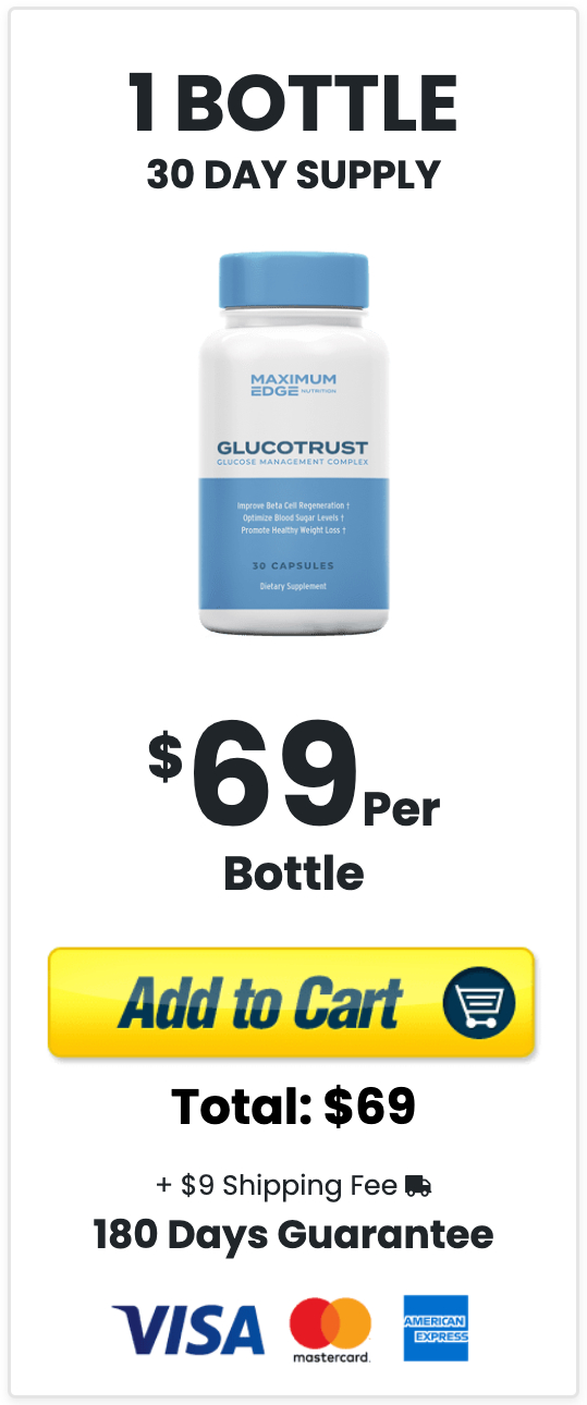 GlucoTrust Supplement - 1 Bottle