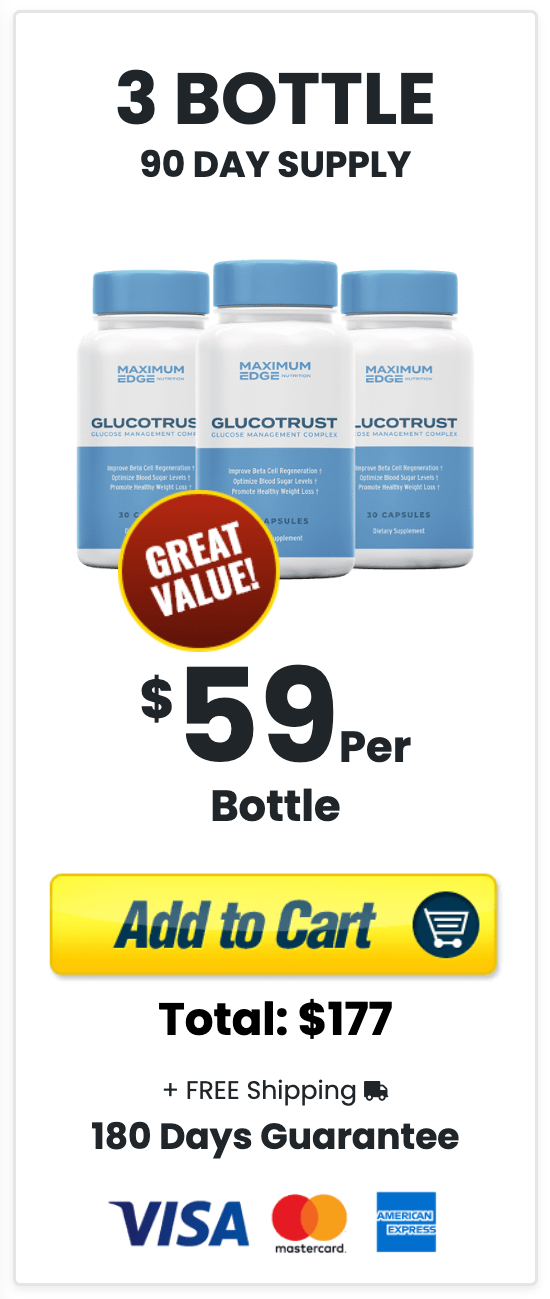 GlucoTrust Supplement - 6 Bottles